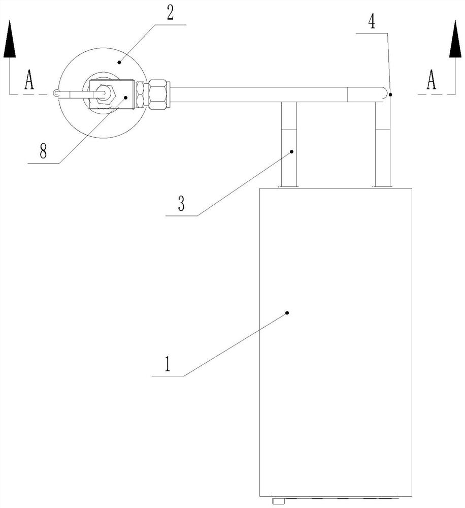 Developing solution temperature control device and temperature control method thereof