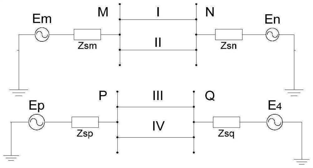 Cross-voltage-class same-tower four-circuit fault line selection method and device