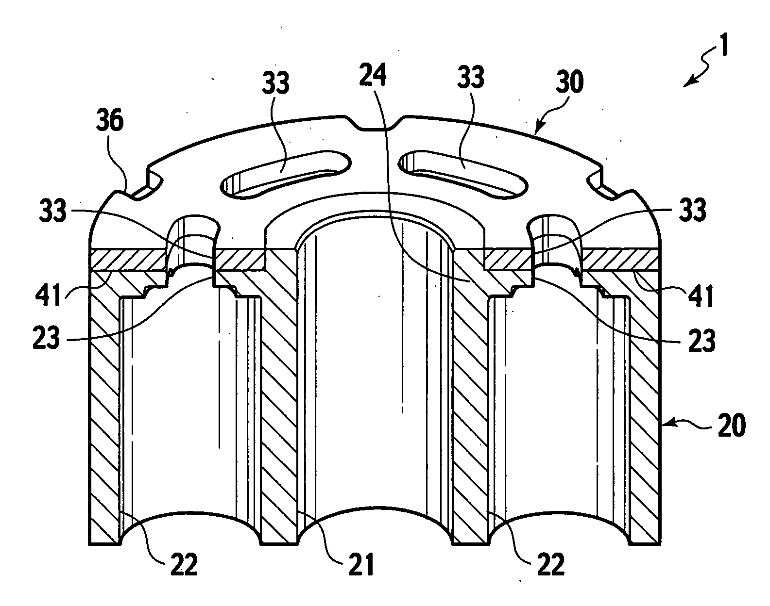 Sintered composite machine part and manufacturing method thereof