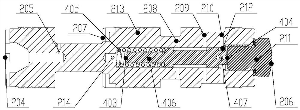 Compensator for rotary working device of excavator