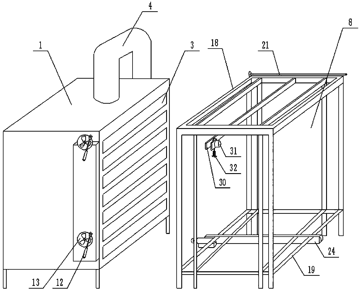 Isolated automatic scenting machine