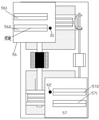 Seam welding device for hydraulic cylinder body