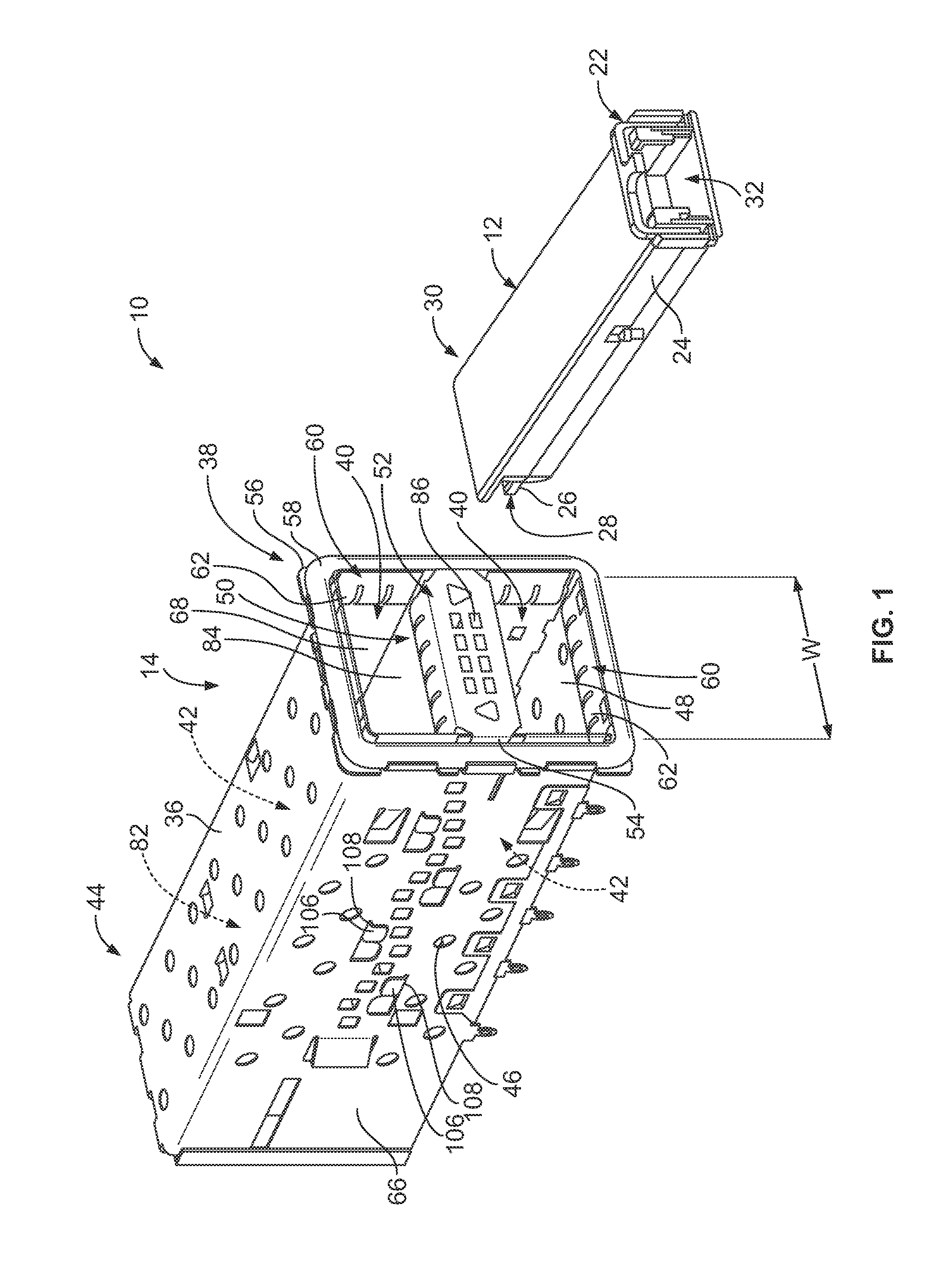 Electrical connector assembly with EMI cover