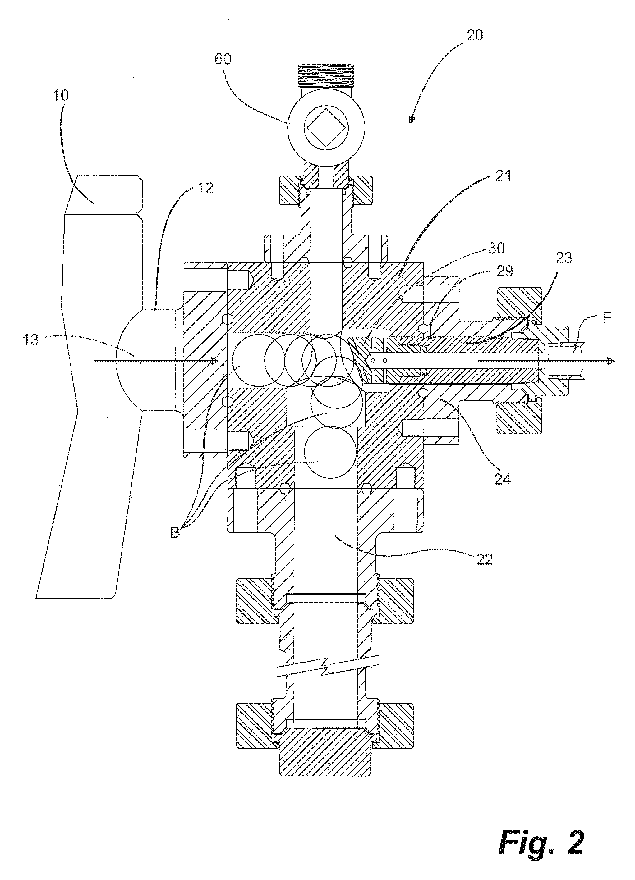 System, apparatus and process for collecting balls from wellbore fluids containing sand