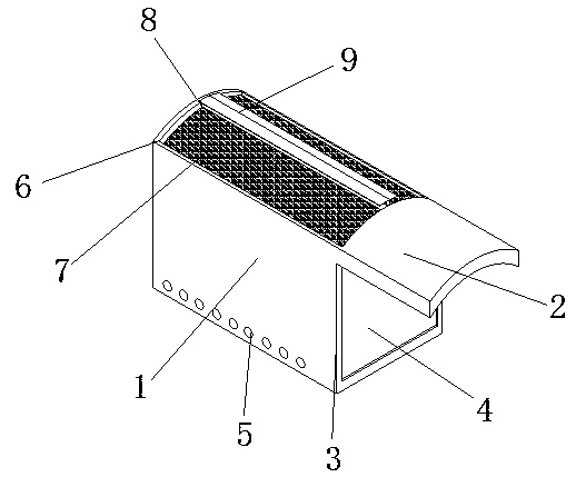 Automatic cleaning dustproof device for intelligent acquisition terminal