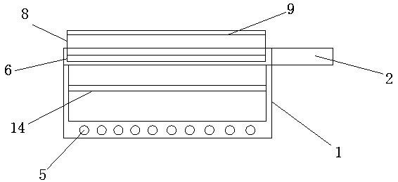 Automatic cleaning dustproof device for intelligent acquisition terminal