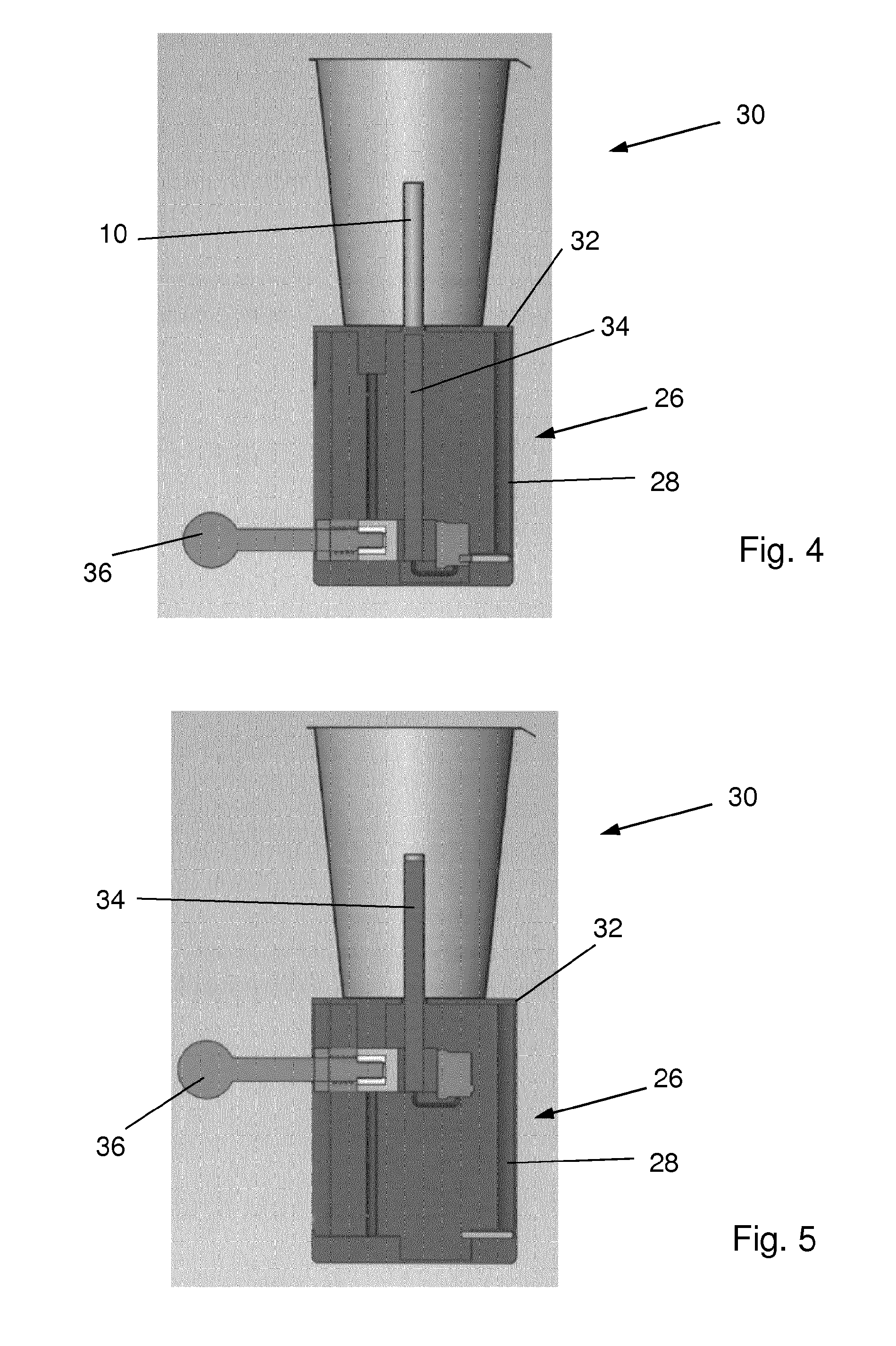 Container for rapid hot-food catering and associated heating station