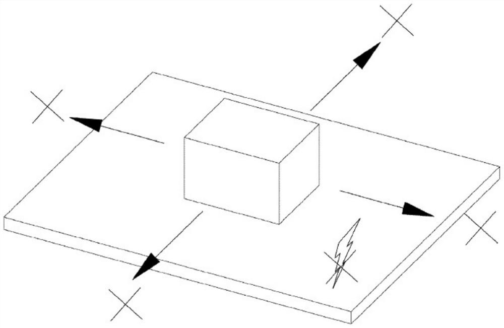 Conductive resin composition for slip prevention and molded article comprising same