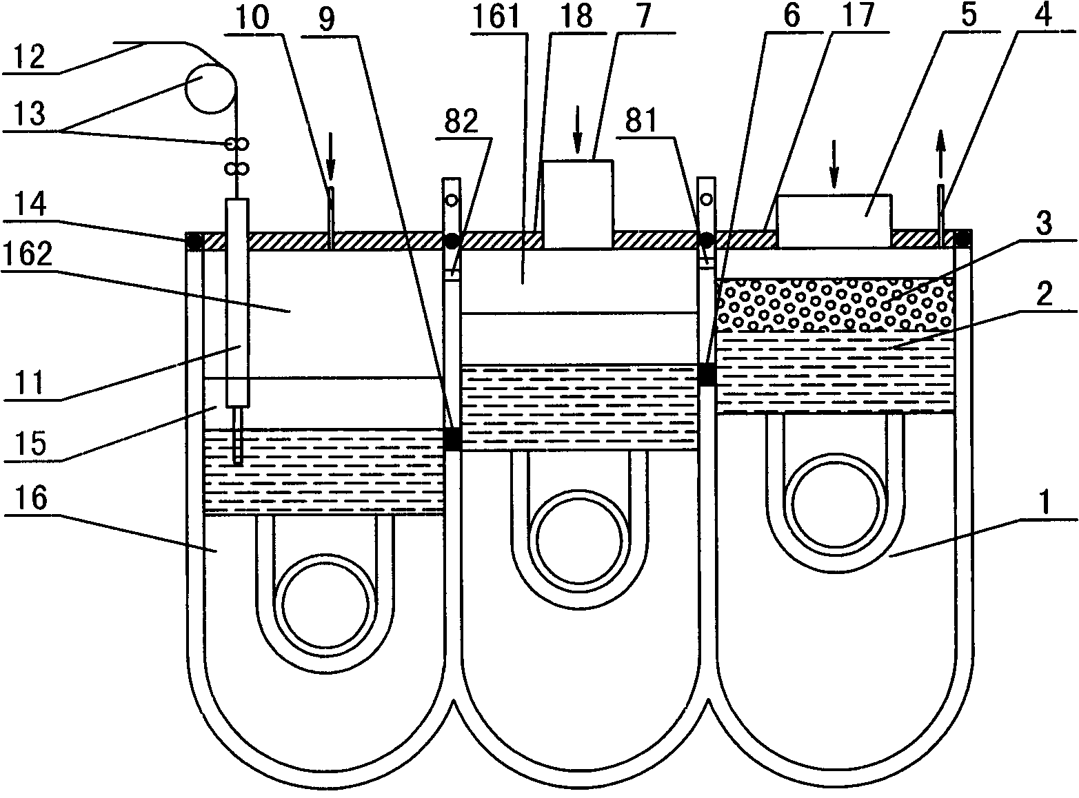 Smelting and updraft continuous casting process of Cu-Cr-Zr alloy