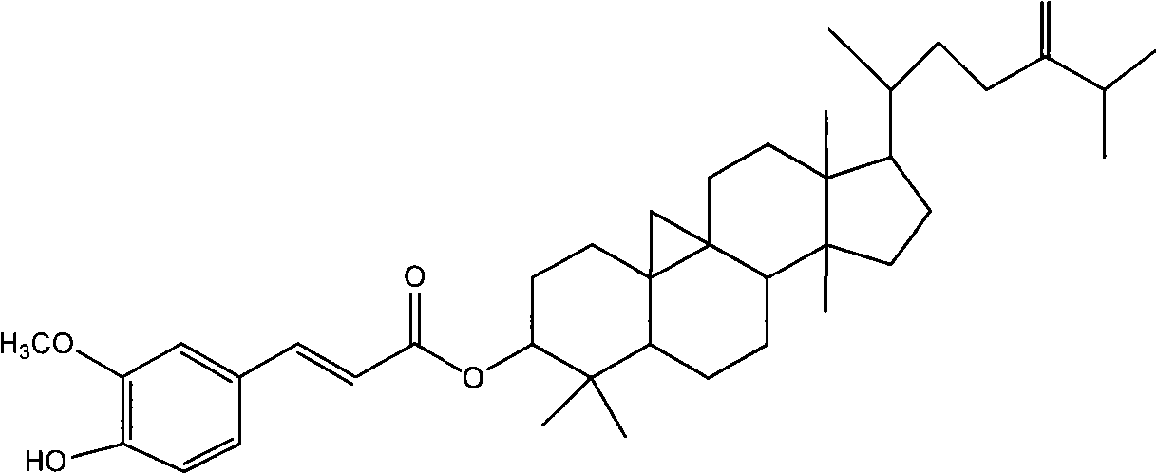 Functional food additive use of 24-methylene cycloartenyl ferulate