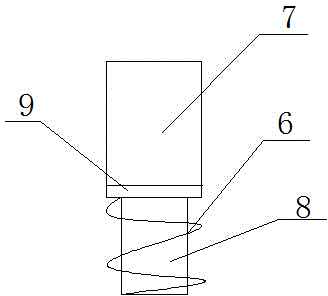 Hydraulic and automatic speed-limitation compressed spring