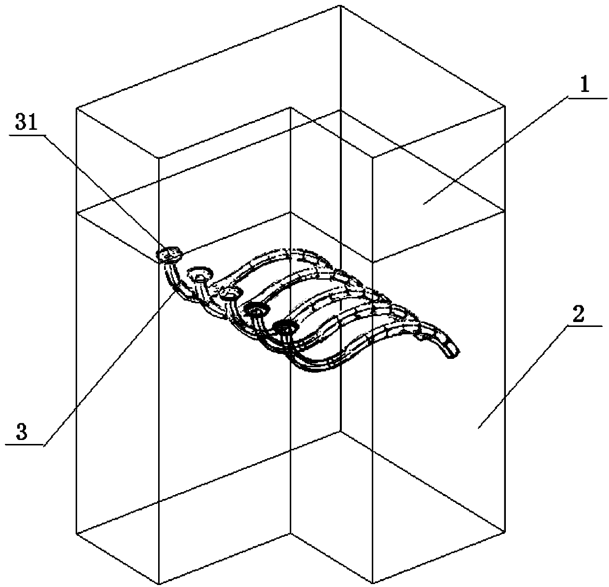 A permeable water storage module and its manufacturing method