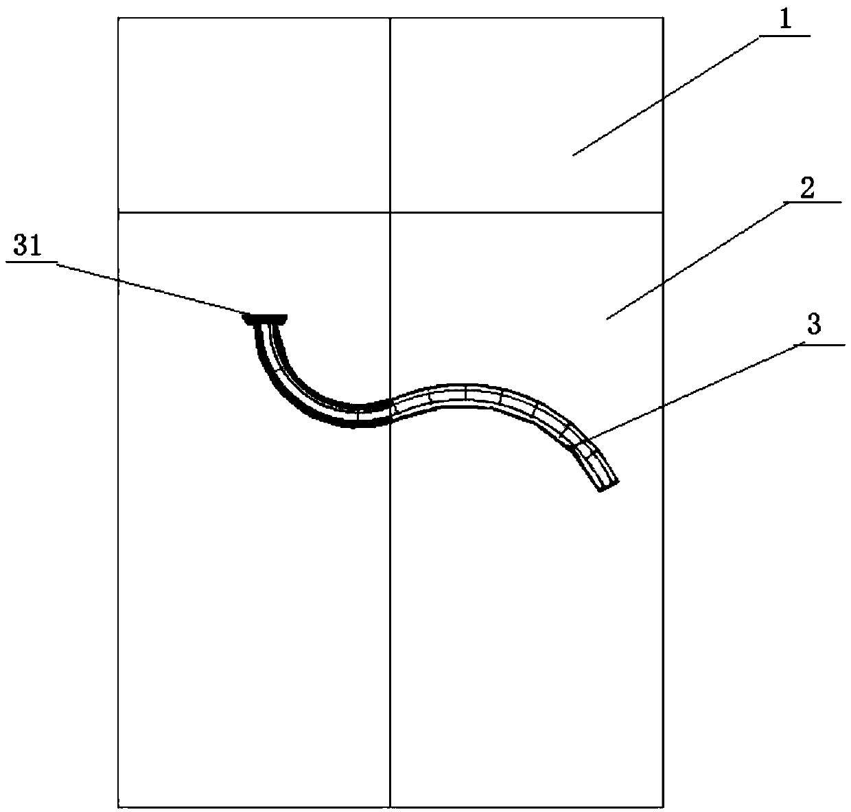 A permeable water storage module and its manufacturing method