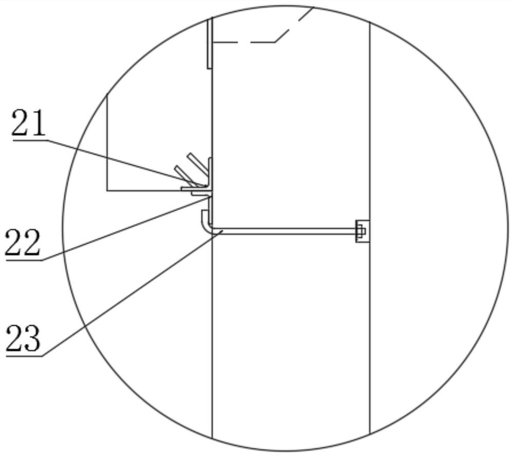 Outer hanging connecting structure of ALC batten