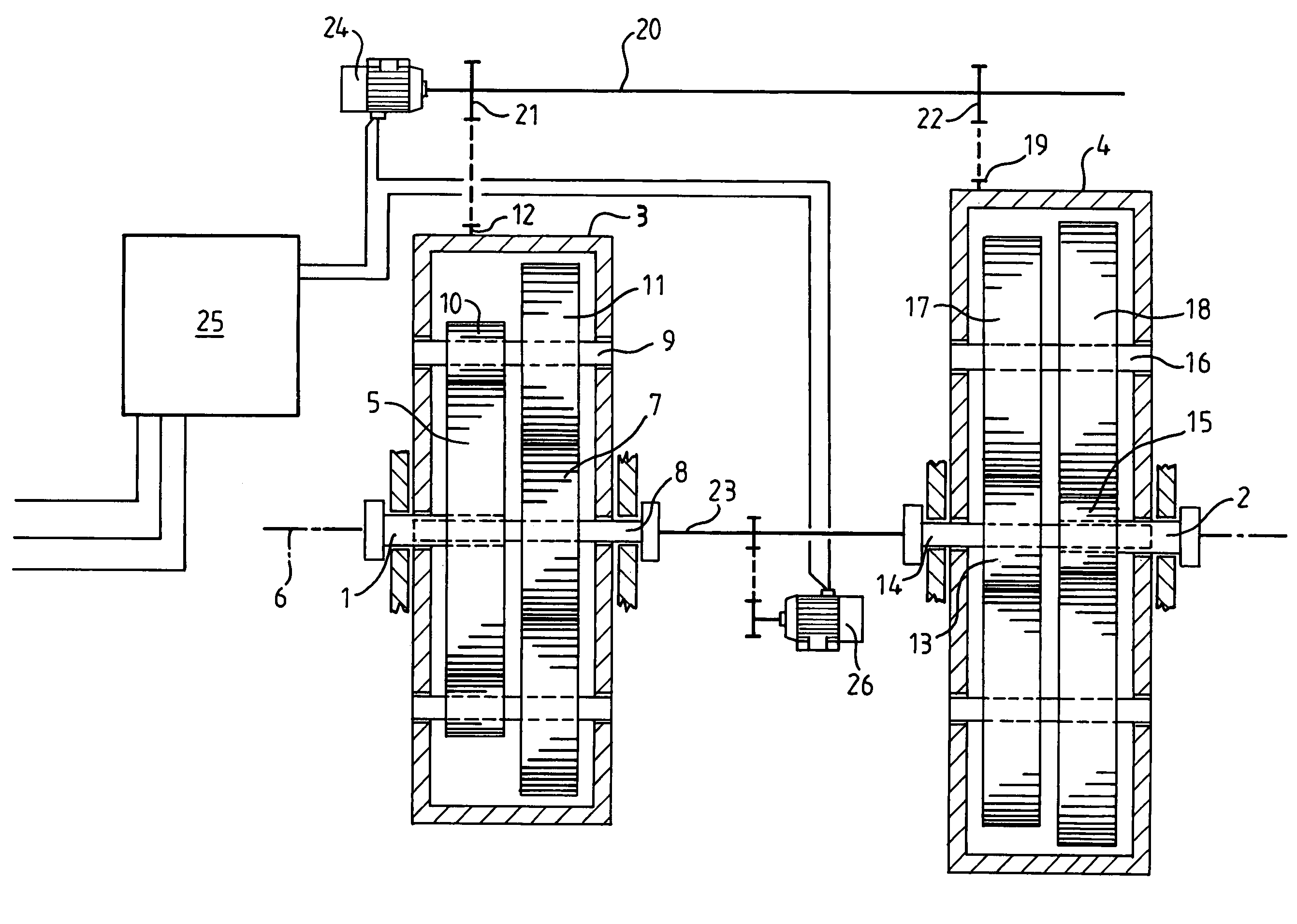 Speed transmission apparatus