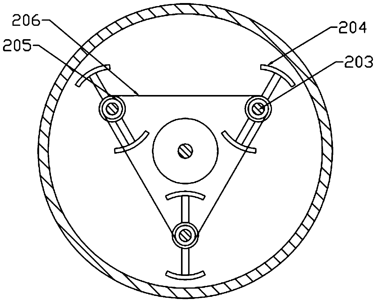 Woollen sweater production machining device