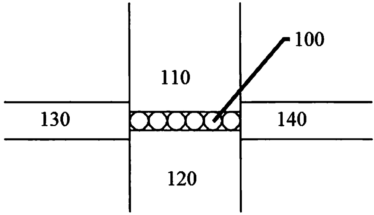 Integrated connecting method for metal core wires of flat cable and flat cable