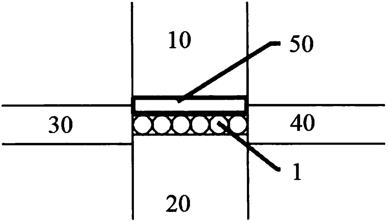 Integrated connecting method for metal core wires of flat cable and flat cable