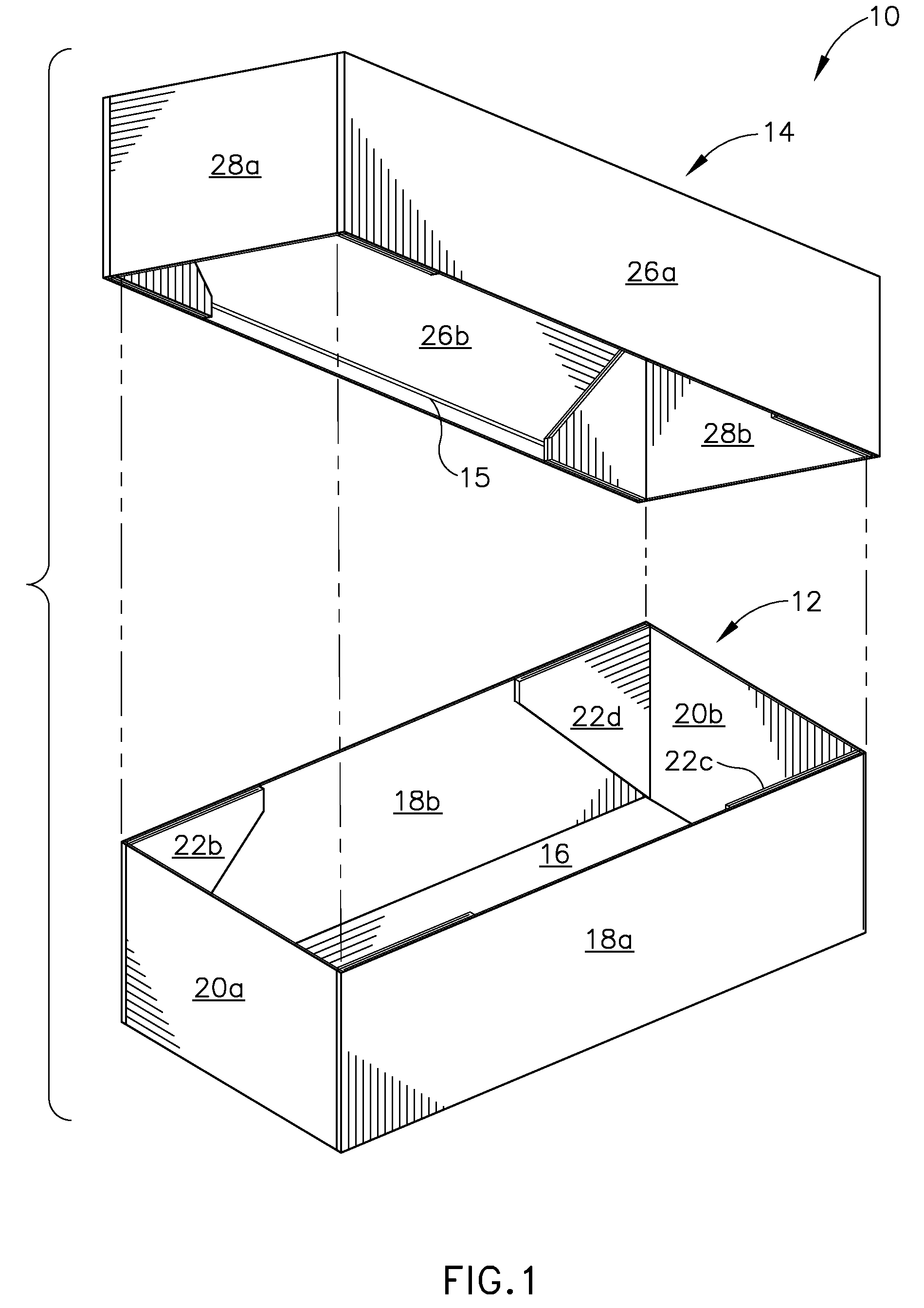 Waterproof and anti-wicking corrugated container