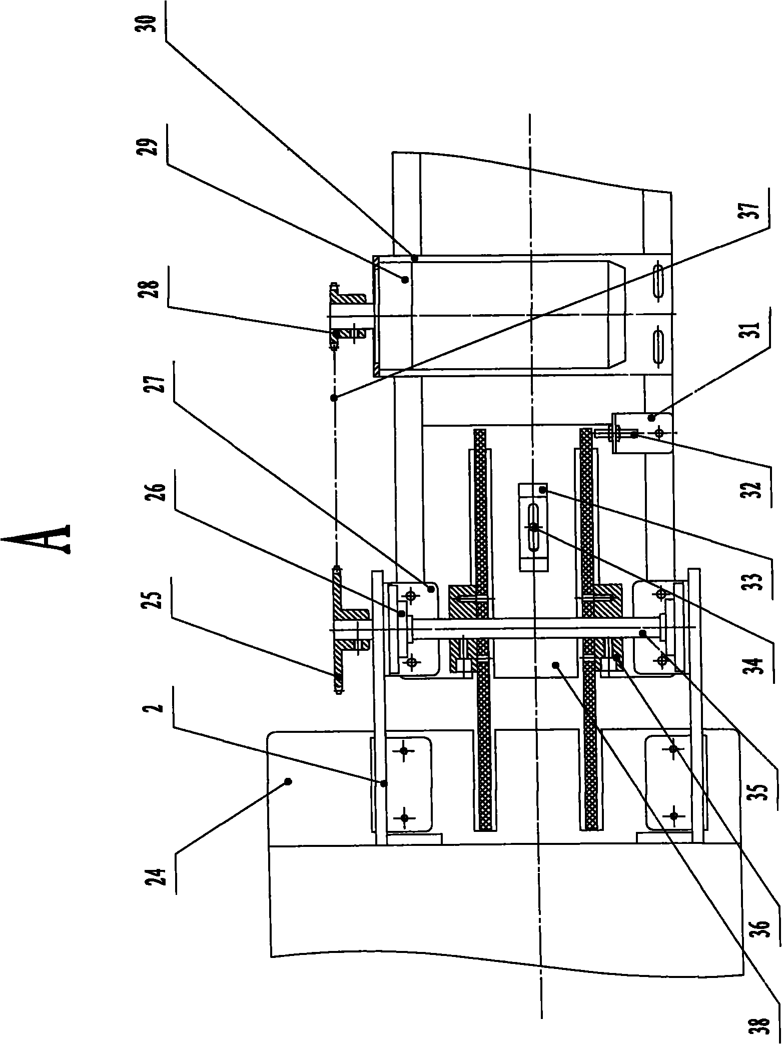 Packaging box turnover mechanism