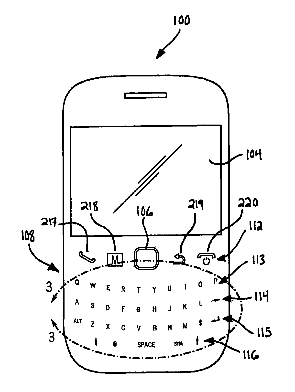 Electronic mobile device having a keypad assembly with a film overlay