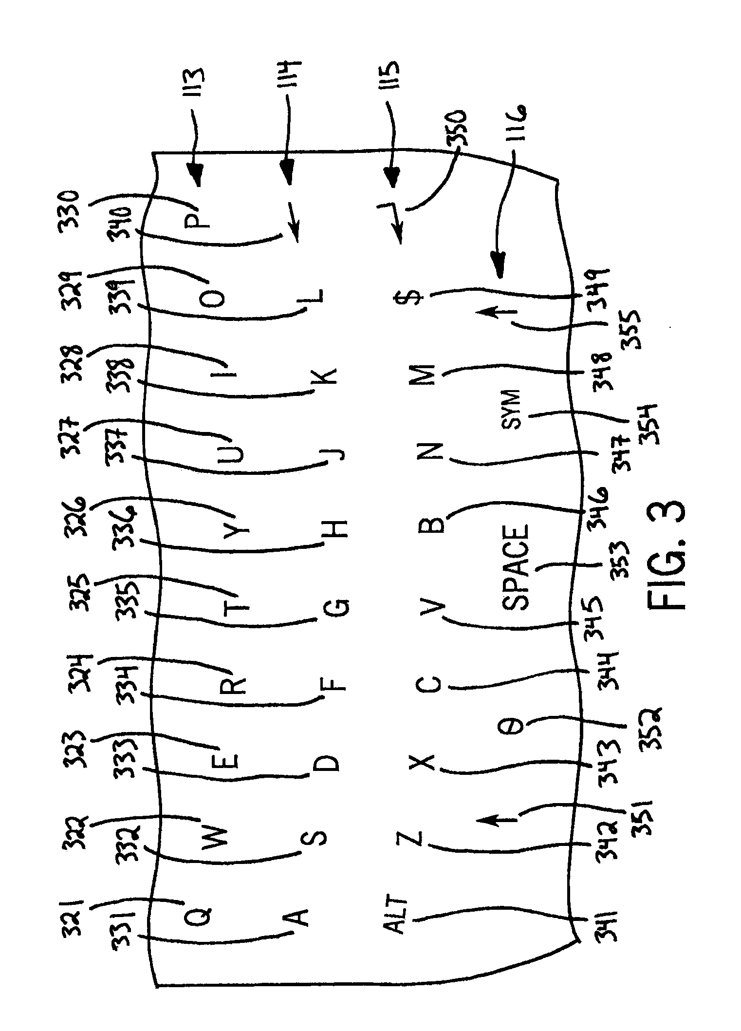 Electronic mobile device having a keypad assembly with a film overlay