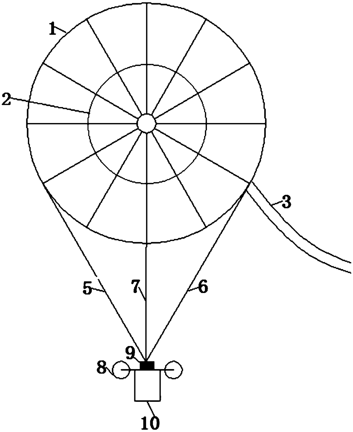 A high-altitude dynamic floater with adjustable attitude