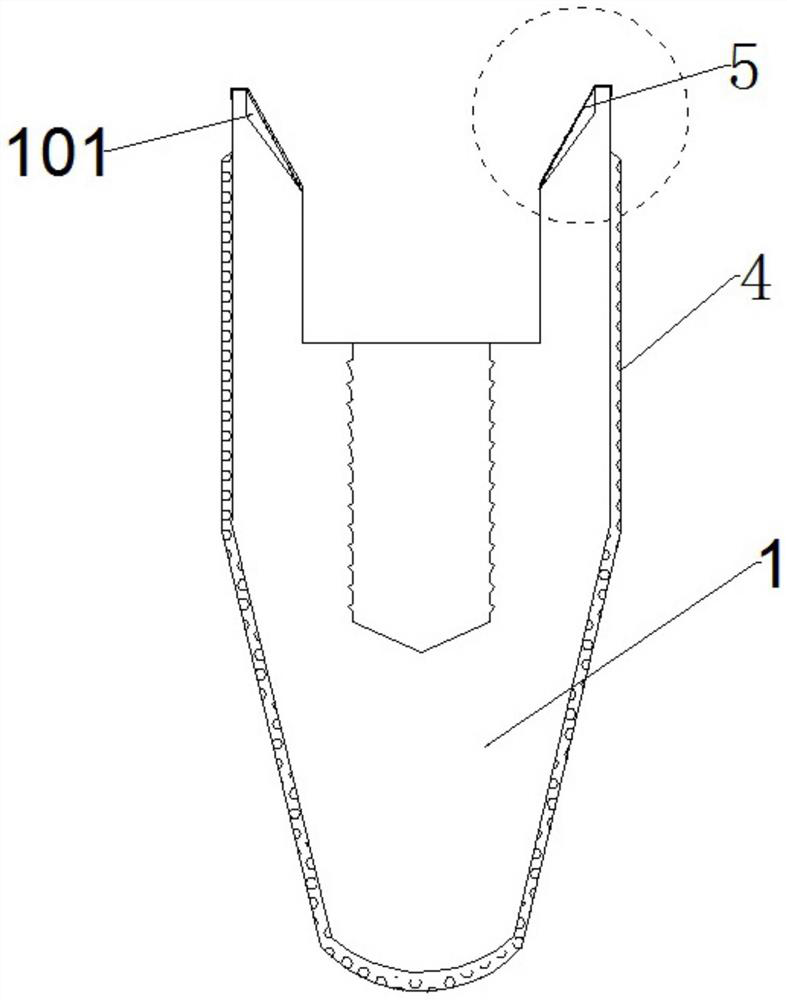 A kind of antibacterial implant root and its manufacturing method