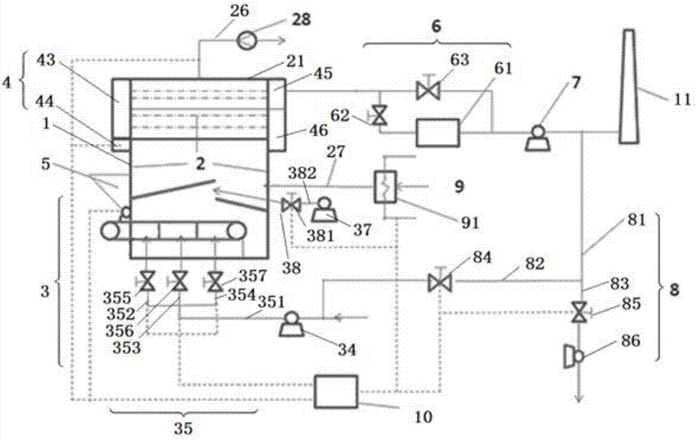 Biomass briquette hot water boiler system