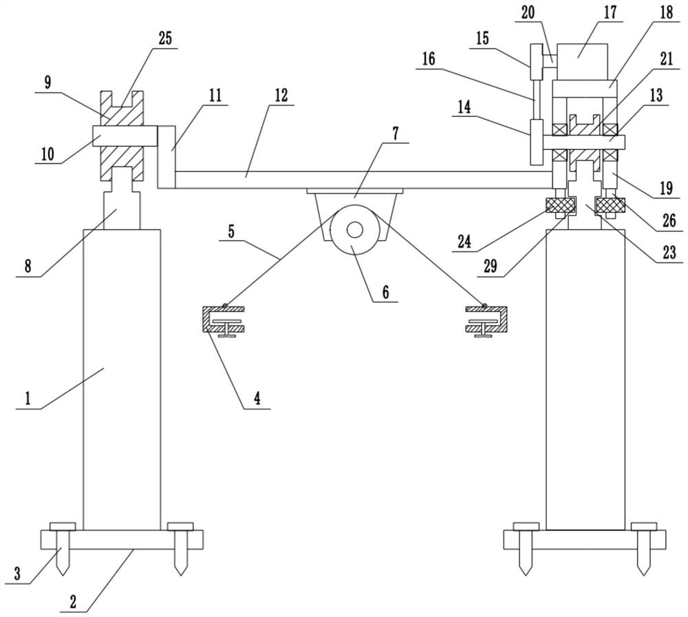 Lifting device used for building prefabricated slabs