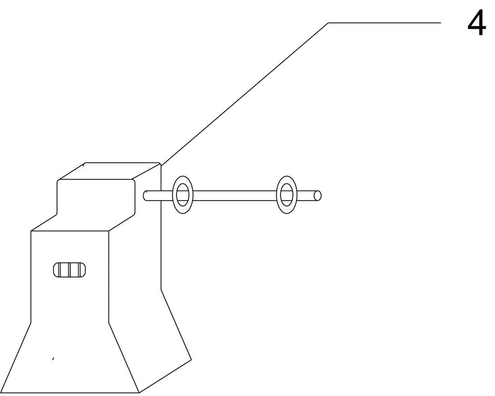 Anchoring structure and method for underwater magnetic branch steel bar anchor rod