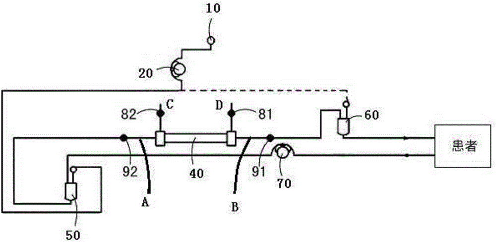 Hemodiafiltration device capable of automatically adjusting of rate of displacement liquid and hemodiafiltration control mechanism of hemodiafiltration device