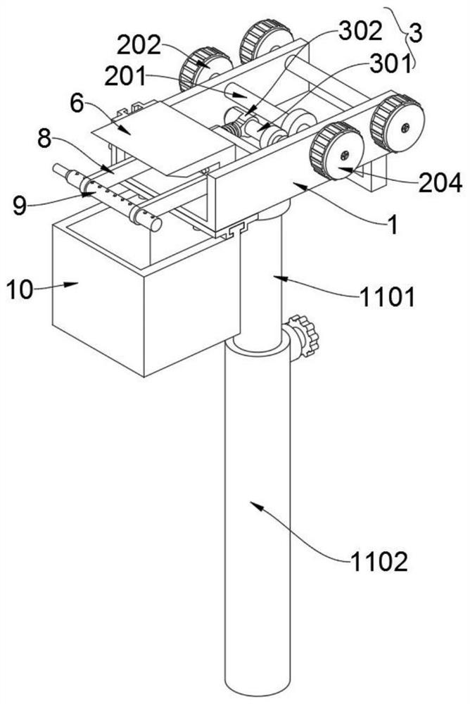 A wall skin leveling device for building decoration