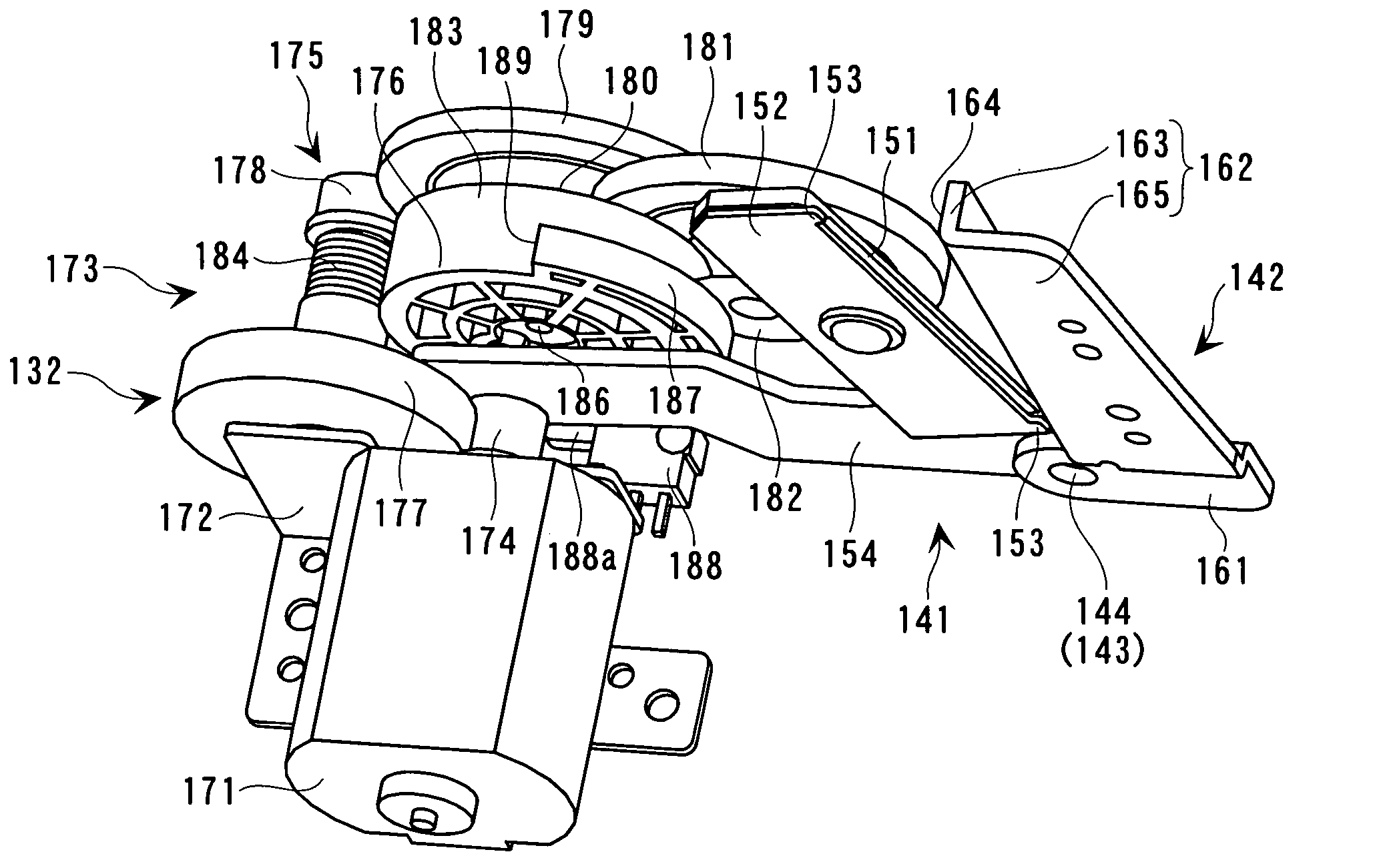 Cutter unit, half-cutting mechanism, and tape printer