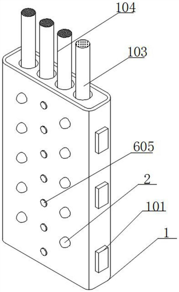 Optical fiber implantation traveling cable with signal transmission performance