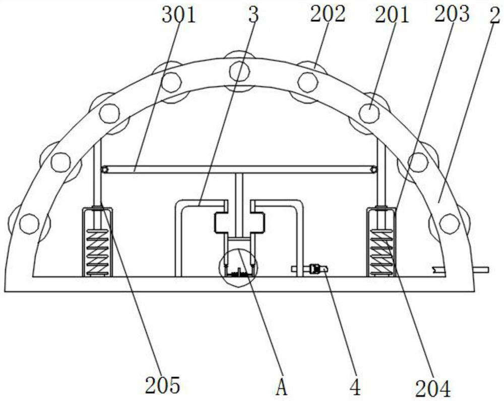 Optical fiber implantation traveling cable with signal transmission performance