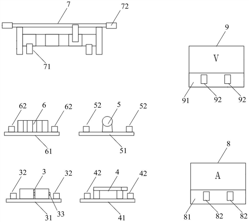 Scoring method and device for electrical experiment