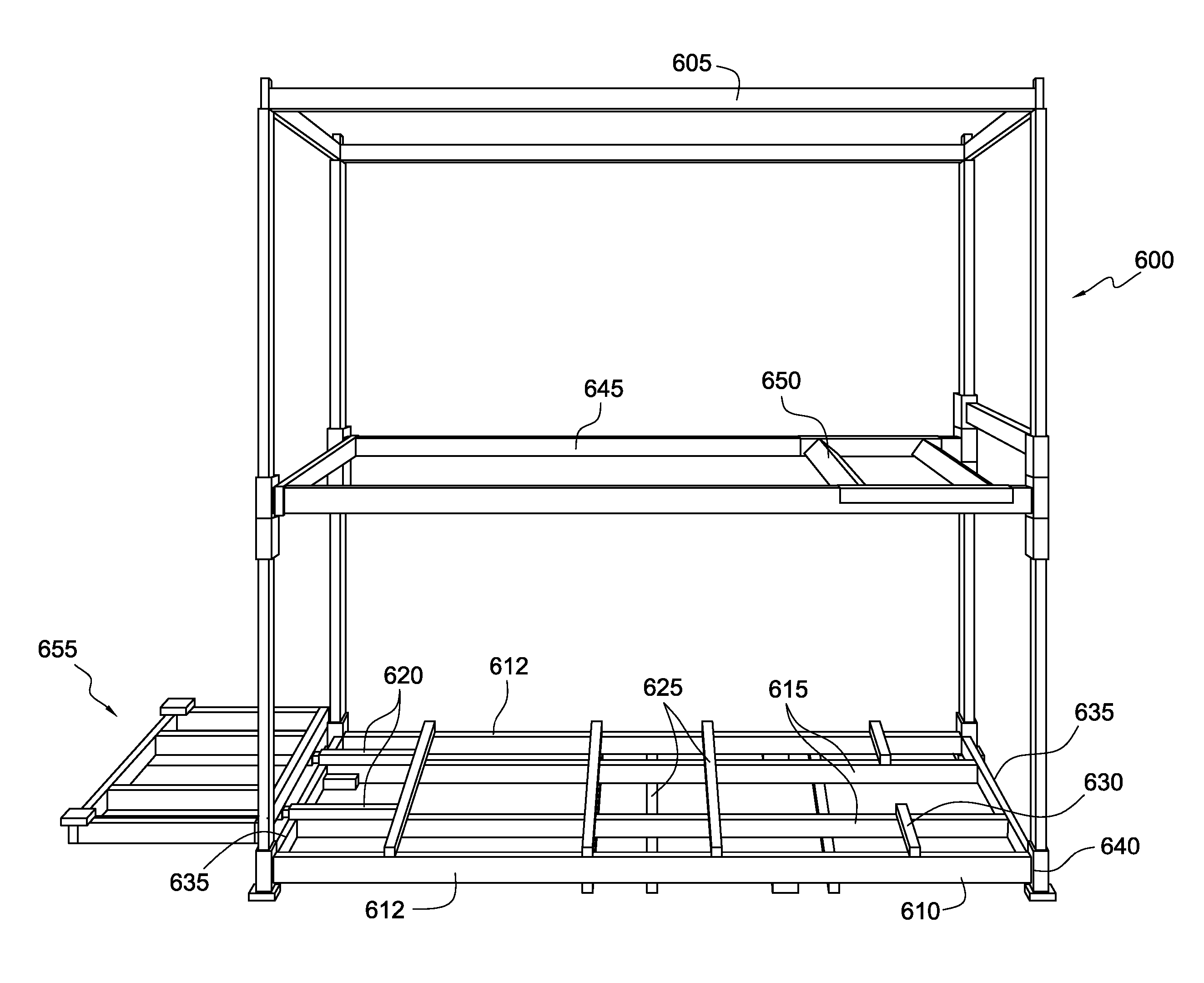 Modular reusable vehicle shipping crate