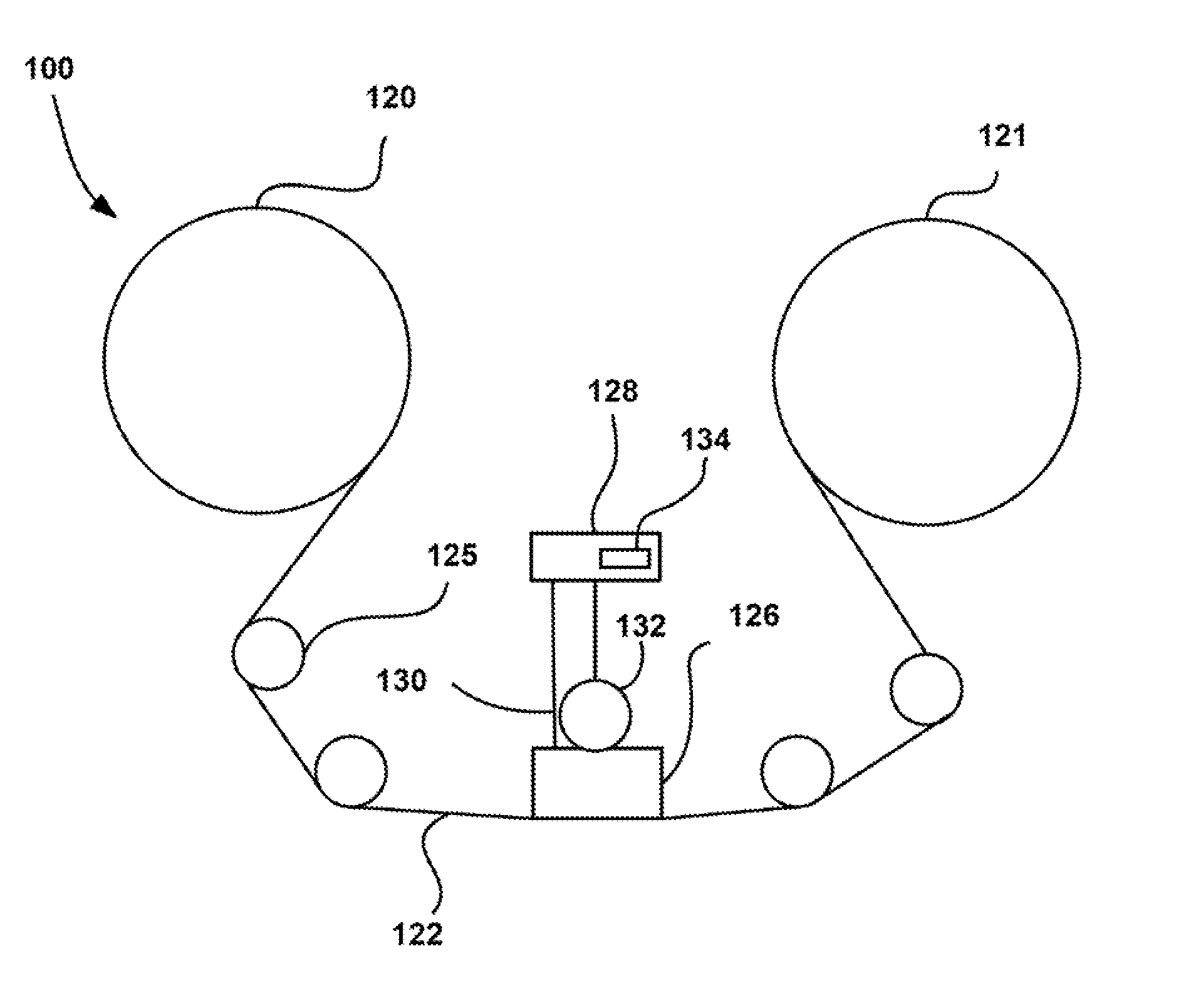 Low friction tape head and system implementing same