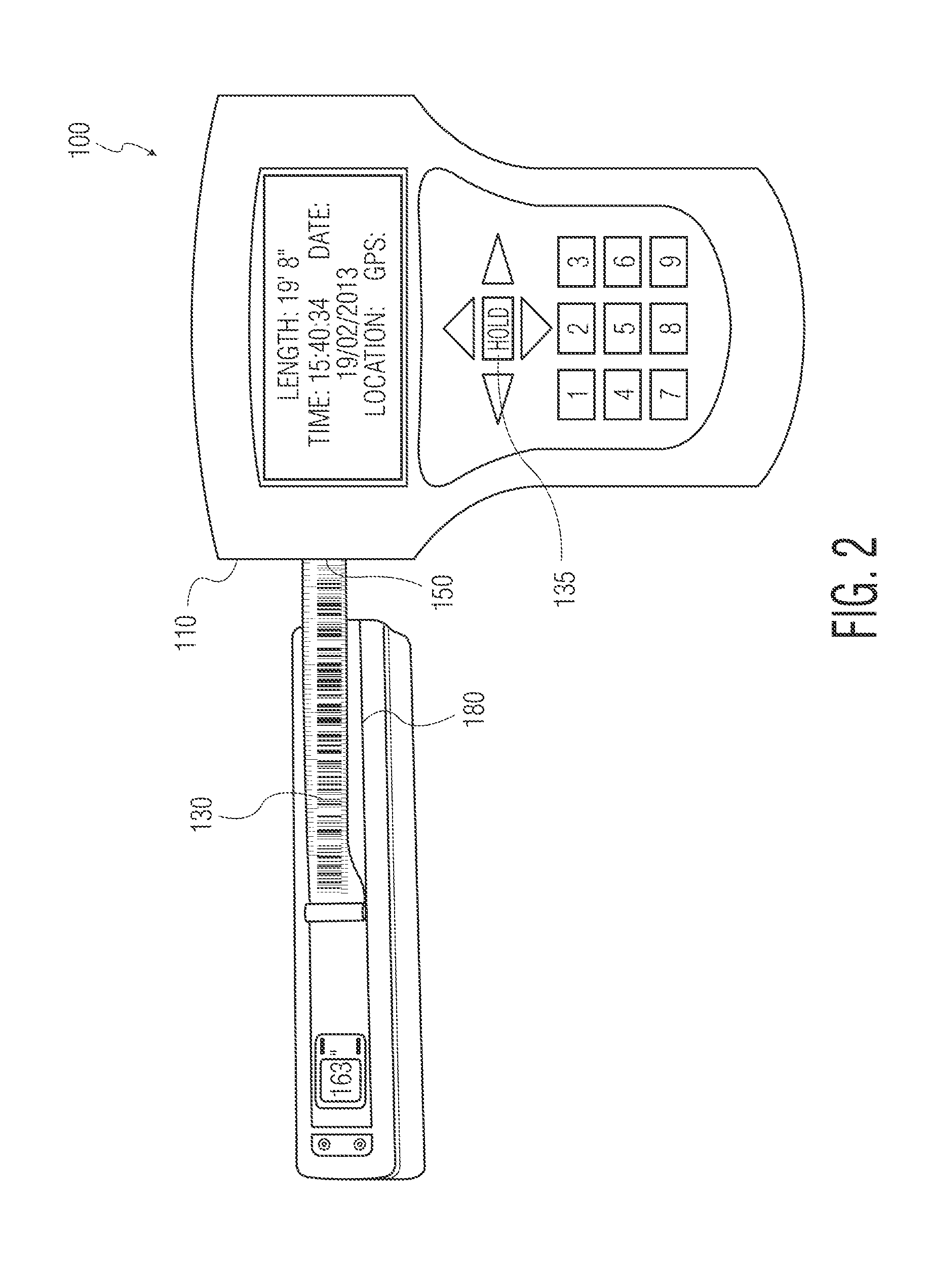 Self-Reading Measuring Device, System and Method