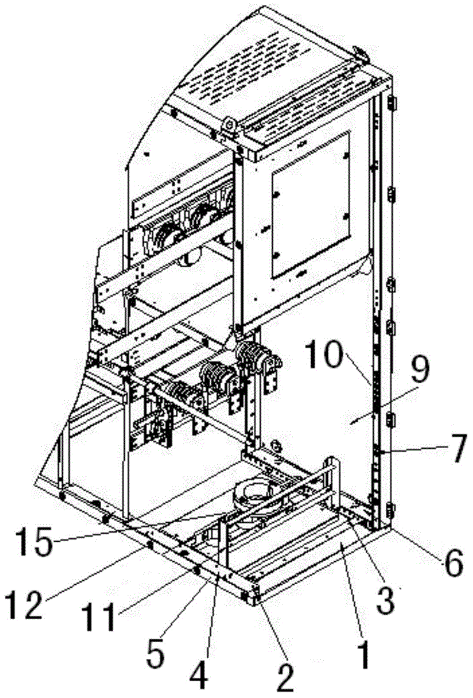 Steel-clad movable-type switch cabinet