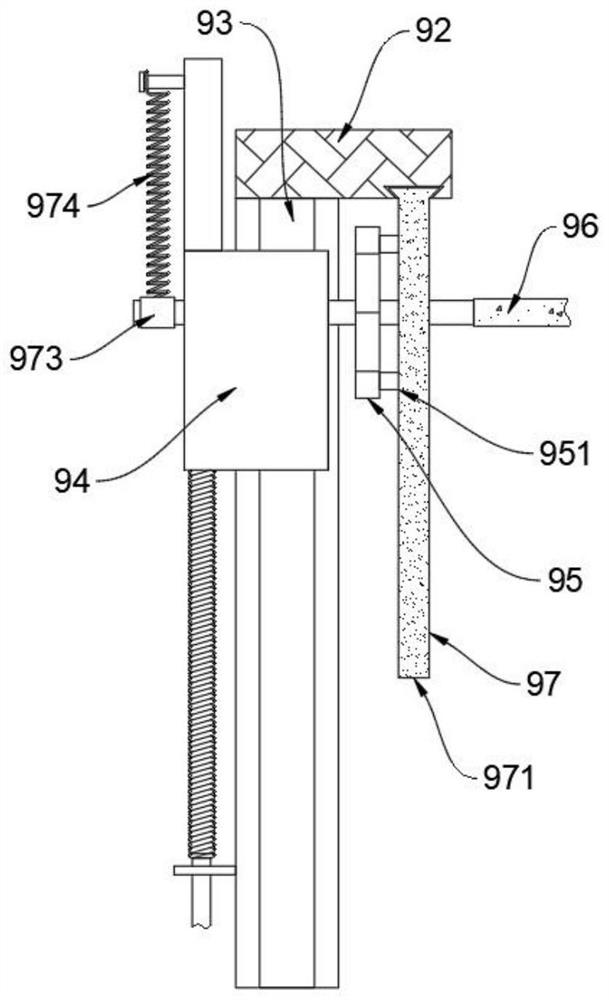 Water channel sludge treatment device for water conservancy project