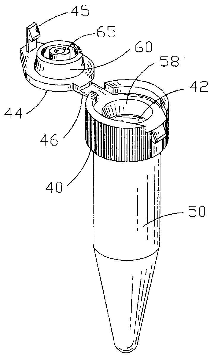 Closure device for containers