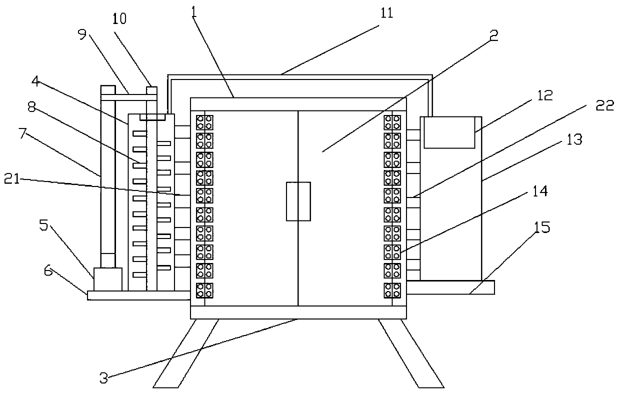 Shelf structure and assembly with disinfection and sterilization functions