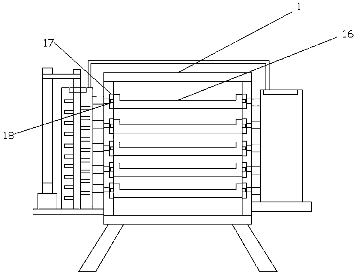 Shelf structure and assembly with disinfection and sterilization functions