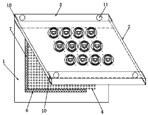 Screen printing machine allowing substrate to be located conveniently