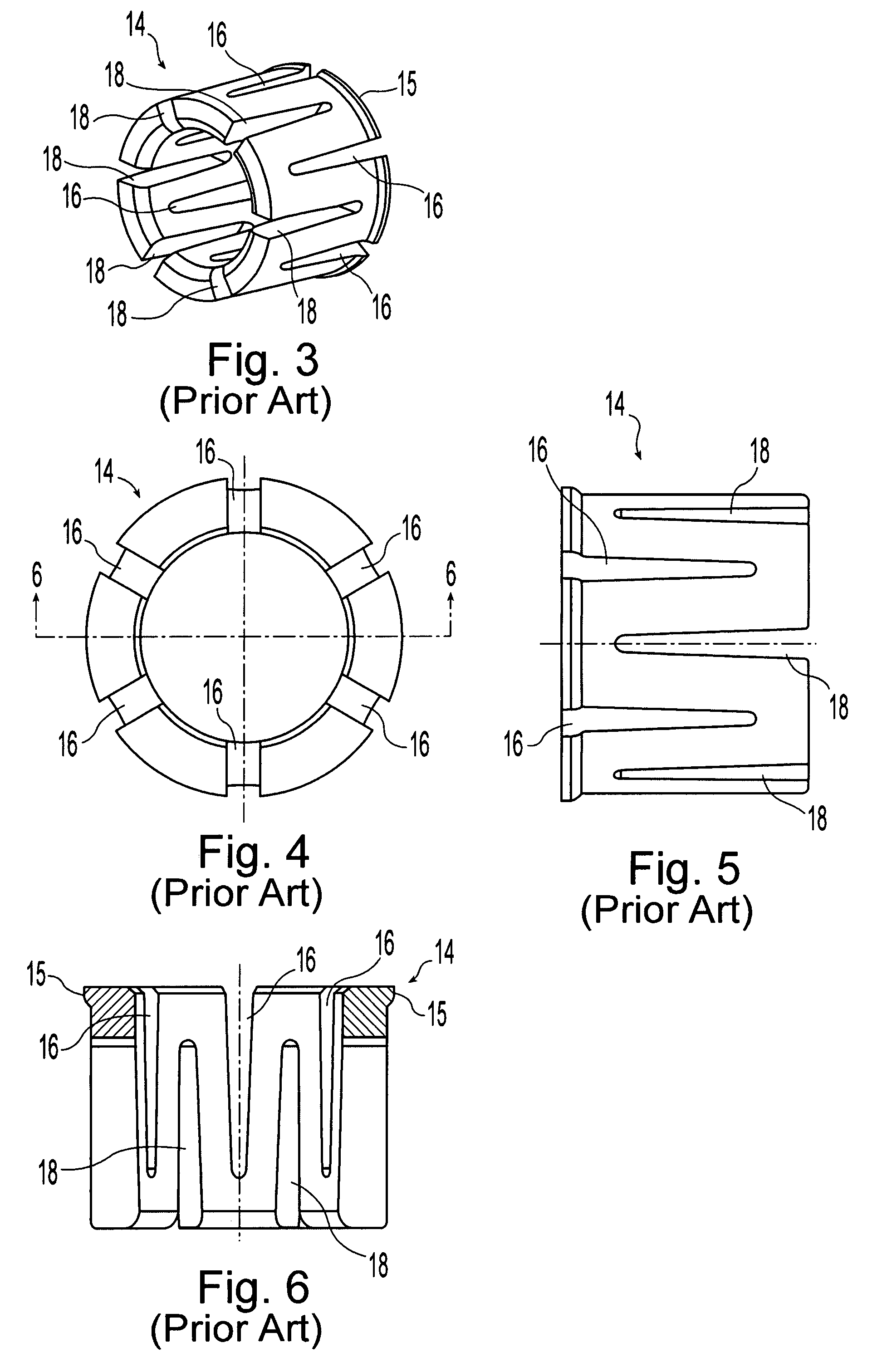 Steering gear assembly having rack bushing