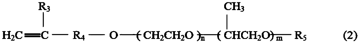 Early-strength polycarboxylate water-reducing agent with slump-preserving function and preparation method thereof