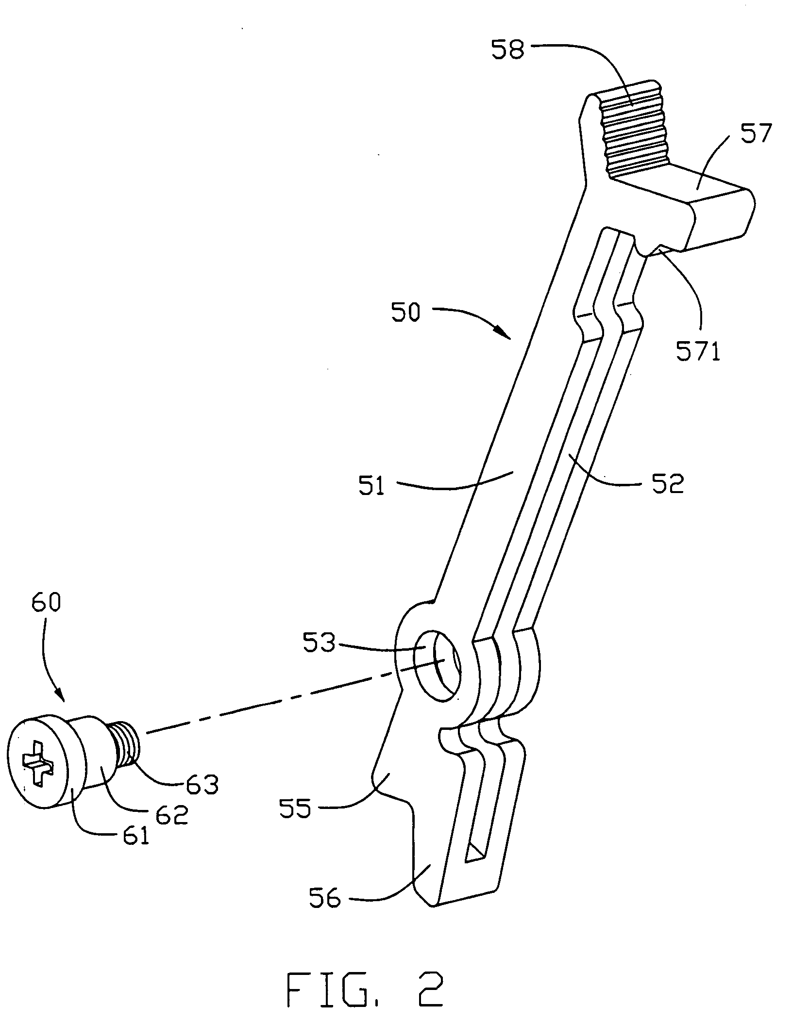 Retaining device for expansion cards