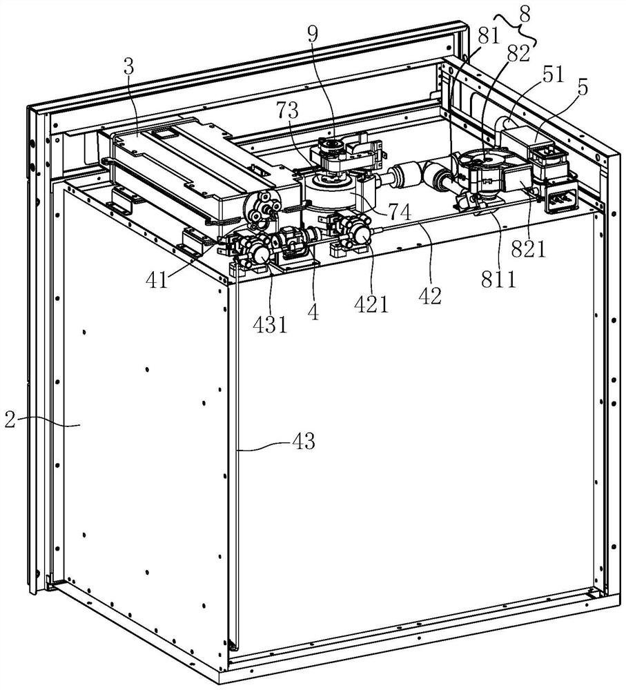 Steam disinfection cabinet